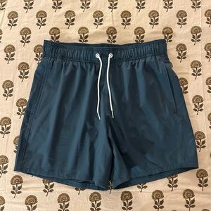 Hollister Men's Deep Blue Swim Trunks